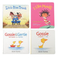 4 Board Books on white background