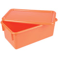 Stowaway Tote/Bin with Lid - Orange