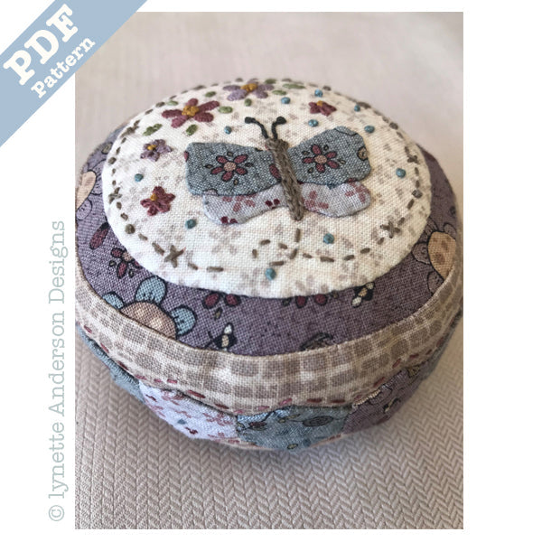 Summer Garden Pincushion by Lynette Anderson