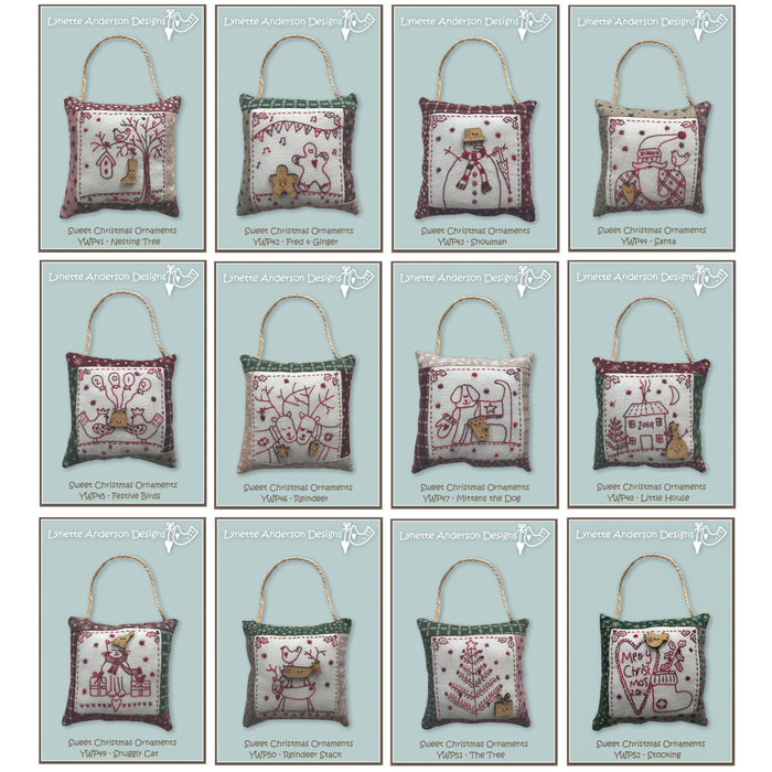 Sweet Christmas Ornaments by Lynette Anderson