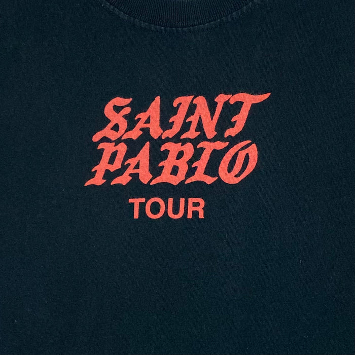 The Life of Pablo 2016 Saint Pablo Tour 'General Admission' Tee In Black