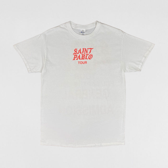 The Life of Pablo 2016 Saint Pablo Tour 'General Admission' Tee In White