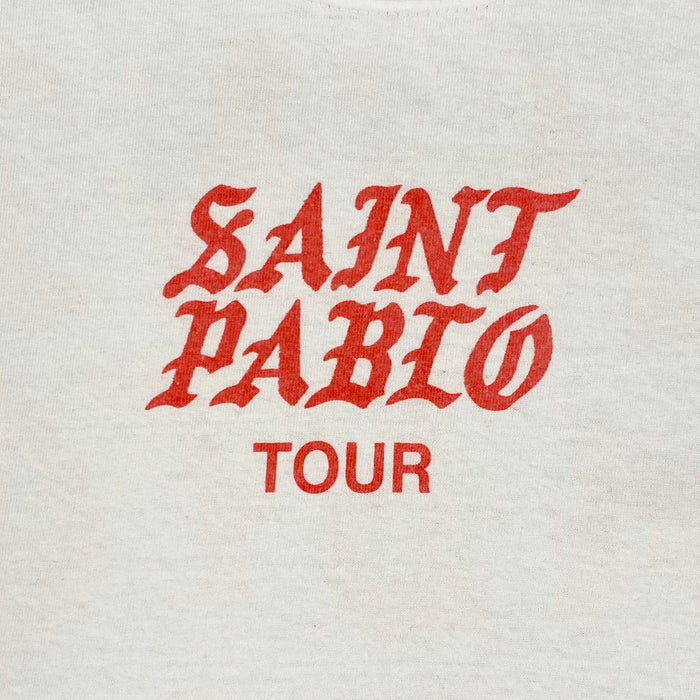 The Life of Pablo 2016 Saint Pablo Tour 'General Admission' Tee In White