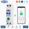 TOMZN TOB9S-VAP 63A WiFi smart energy meter switch with Tuya Smart Life app
