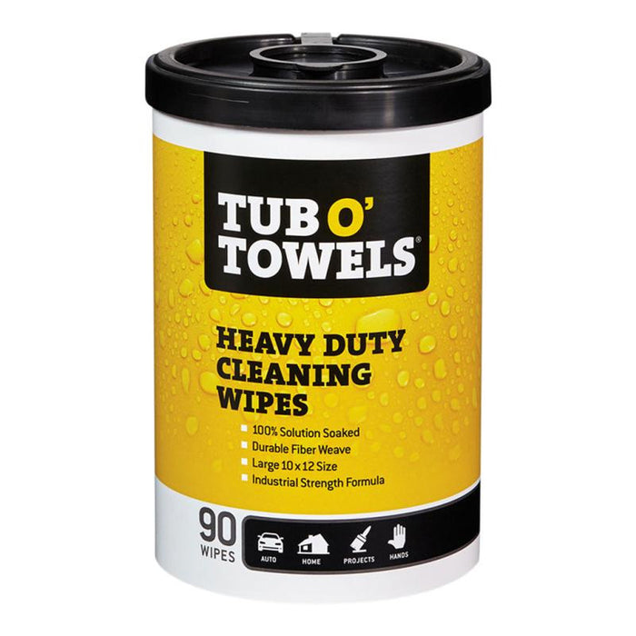 Tub O'Towels Heavy-Duty Cleaning Wipes 90-Pack