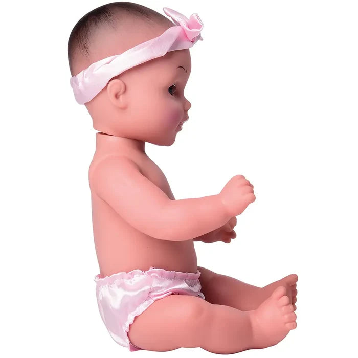 Side View of Ultra-Soft & Realistic Tender Touch Hispanic Baby Doll