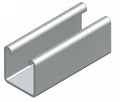 Universal zinc-coated steel strut by Airenergy Dev, 41x41x6m, 2.5 gauge, for structural framing and support applications.