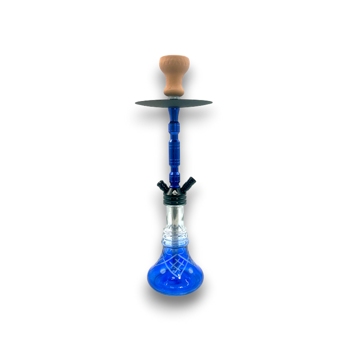 Vibrant 22-Inch Khateeb Color Wave Hookah