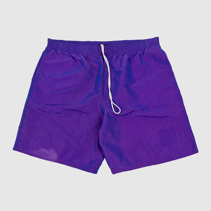 Vintage 1990's Boxy Shorts In Iridescent Purple