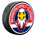 Washington Capitals Slapshot Mascot Textured Puck