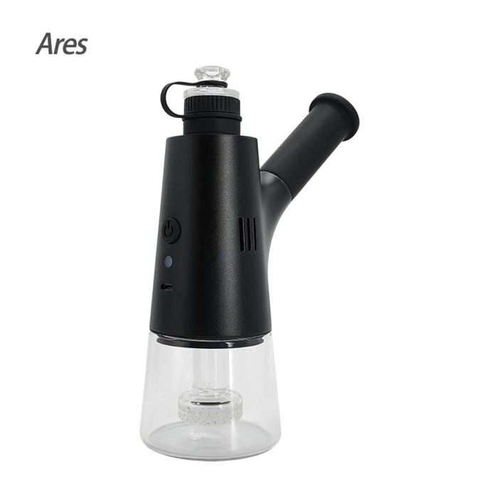 Instant-heat Ares Dab Rig with Ultra-thin Quartz Chip and Clear Glass Base