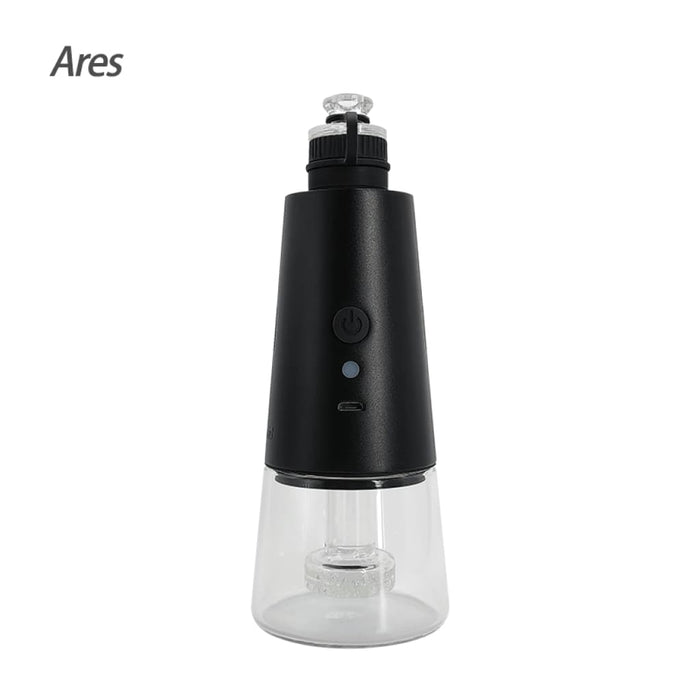 Instant-heat Ares Dab Rig with ultra-thin quartz chip for smooth, efficient vaporization