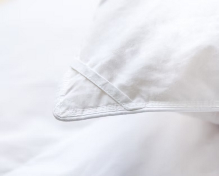 Duck Tencel600 TENCEL organic cotton duvet fabric close-up - Mattress Miracle Brantford