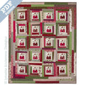 Wonky Santa Quilt by Lynette Anderson