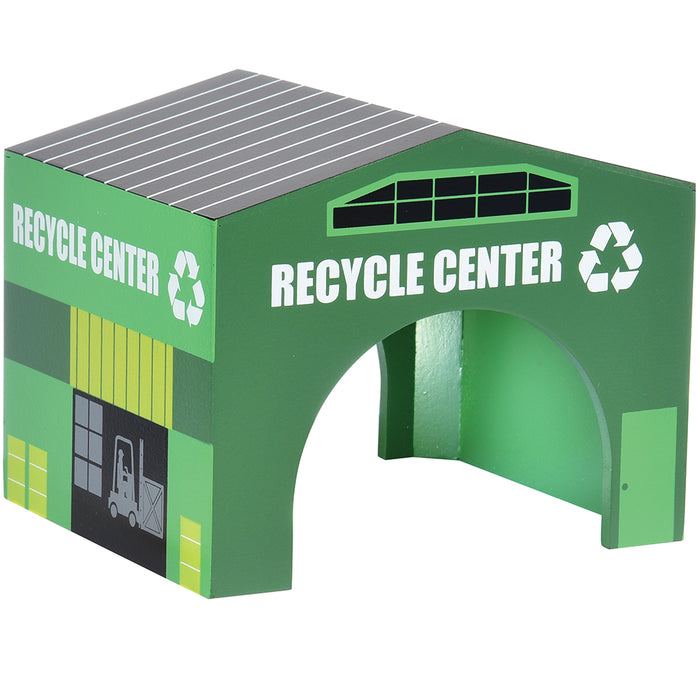 Recycle Center Wooden Building