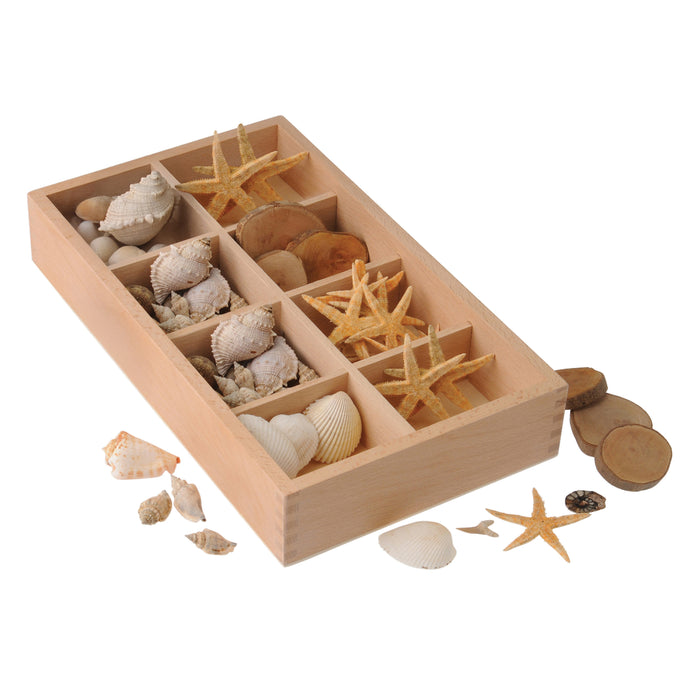 Wooden Sorting Box | 8-Compartment Eco-Friendly Organizer