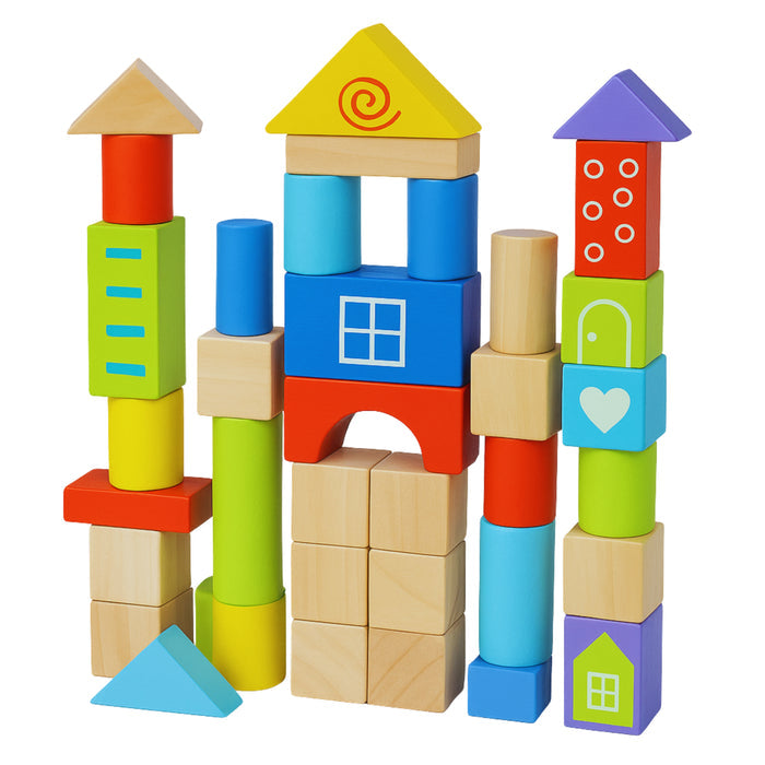 Wooden Tabletop Blocks - Set of 100
