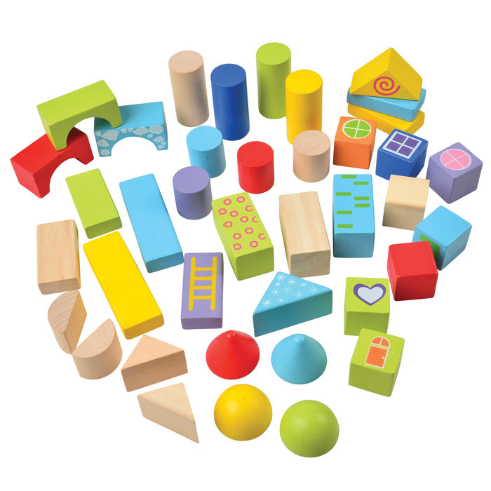 Wooden Tabletop Blocks - Set of 100