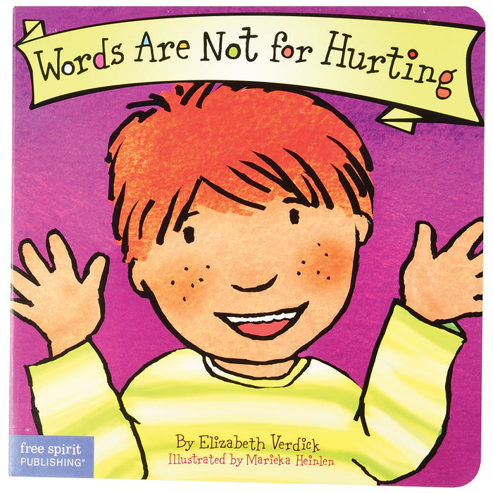 Words Are Not For Hurting Board Book | Toddler Social-Emotional Learning Tool