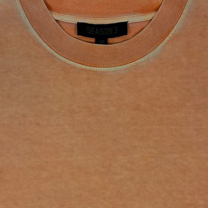 Yeezy Season 3 Heavy Knit Tee In Warning Orange