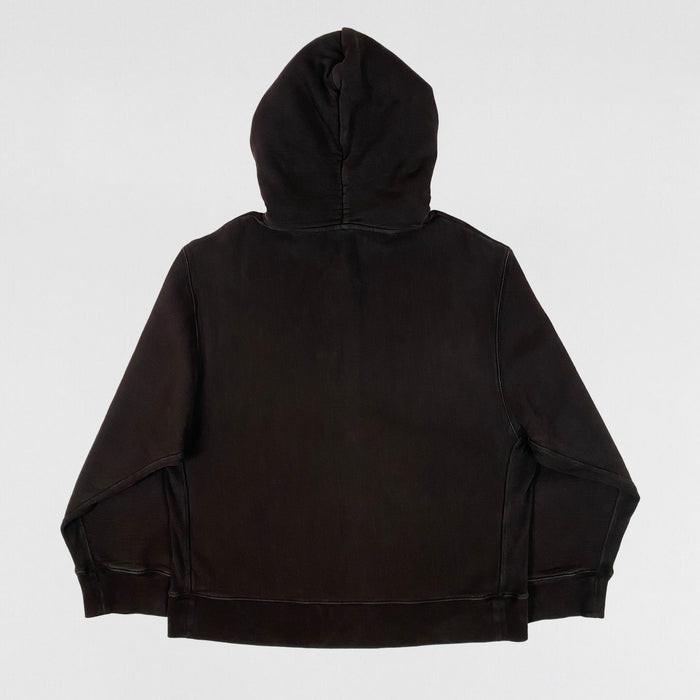 Yeezy Season 3 Zip Up Hoodie In Onyx Dark