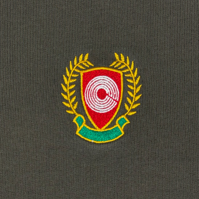 Yeezy Season 5 Calabasas Crest Sample Crewneck In Olive/Grey