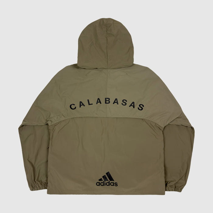 Yeezy Season 5 Hooded Windbreaker In Military Stone