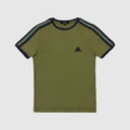 Yeezy Season 5 Shrunken Adidas Tee In Army