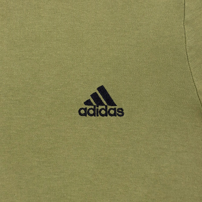 Yeezy Season 5 Shrunken Adidas Tee In Army