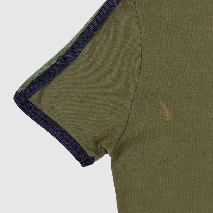 Yeezy Season 5 Shrunken Adidas Tee In Army