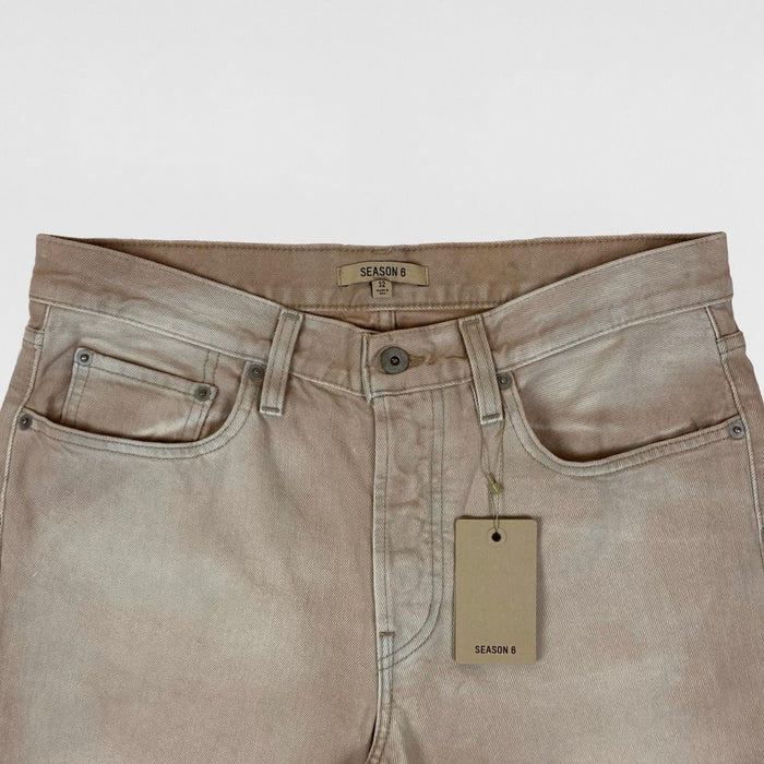 Yeezy Season 6 Denim In Washed Beige
