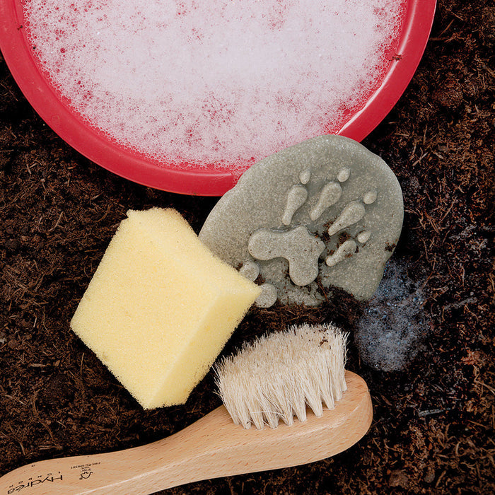 Easy to Clean Animal Stones with Soap and Water