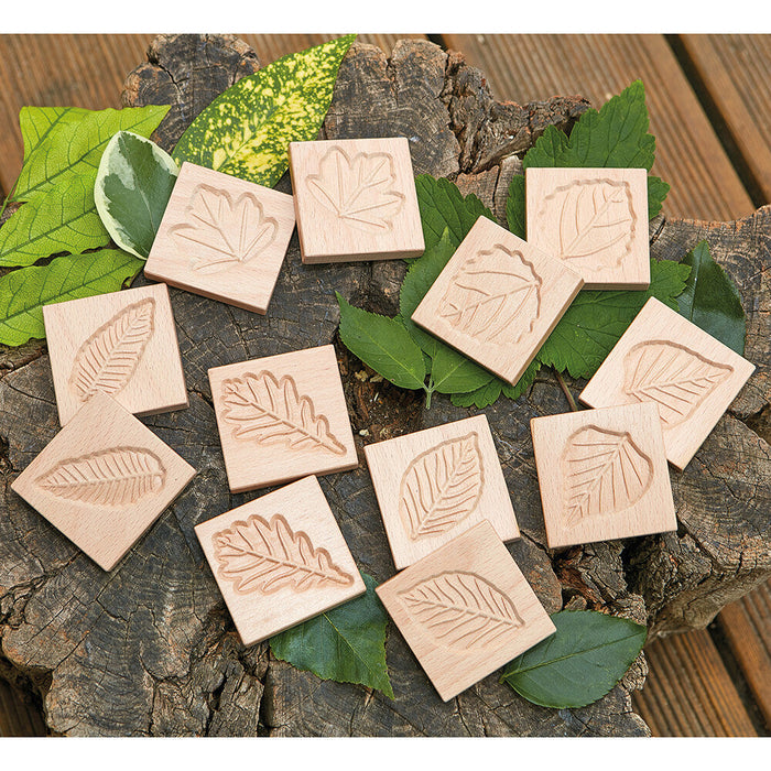Sensory Exploration with Leaf Tiles