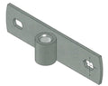 Horizontal zinc-plated mounting plate by Airenergy Dev with M10 bolts for secure installation.